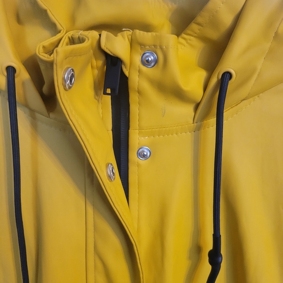 Zara yellow lined jacket sz xs fits larger - Picture 3 of 13